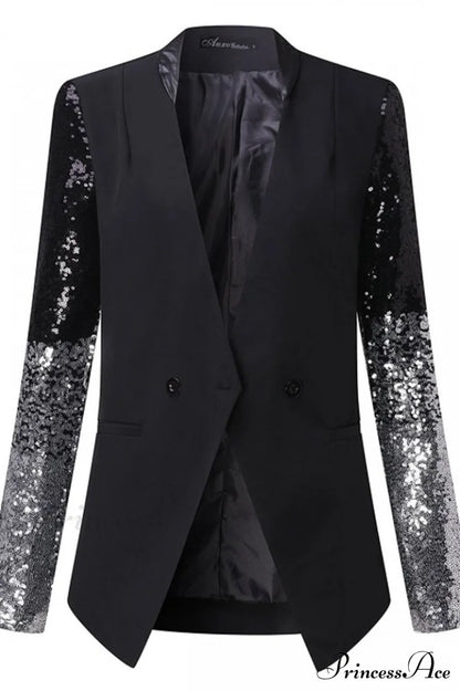 Blazer With Sequins Sleeve | Dress In Beauty