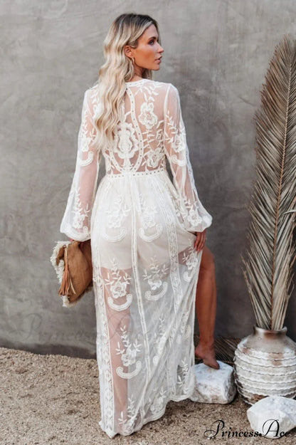 Boho Lace Stylish Maxi Dress