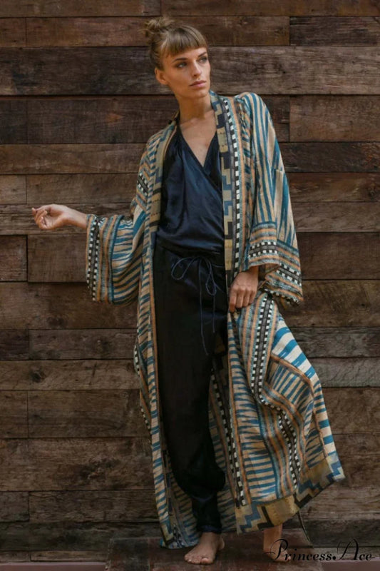 Boho Tie Dye Kimono Blouse | Dress In Beauty