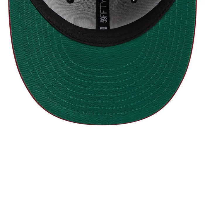 Pictured is this MLB Team Cards Boston Red Sox 59FIFTY Fitted cap in black. 2