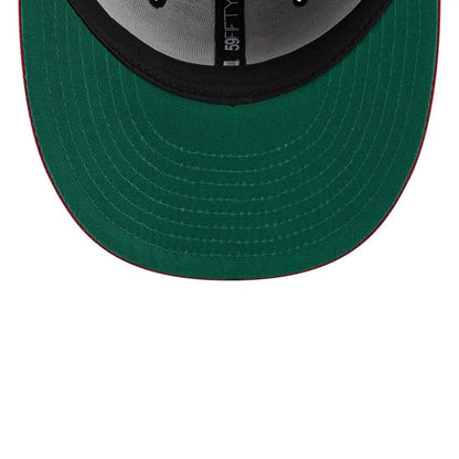 Pictured is this MLB Team Cards Boston Red Sox 59FIFTY Fitted cap in black. 2