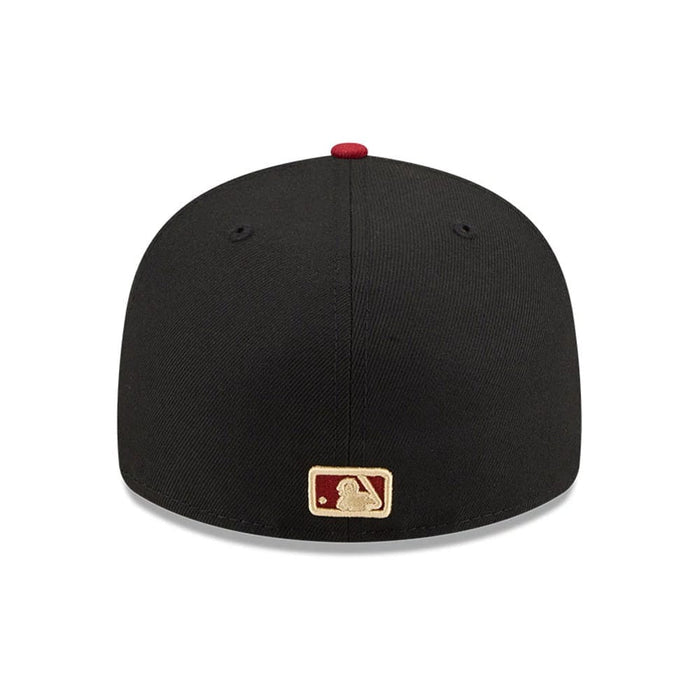 Pictured is this MLB Team Cards Boston Red Sox 59FIFTY Fitted cap in black. 7