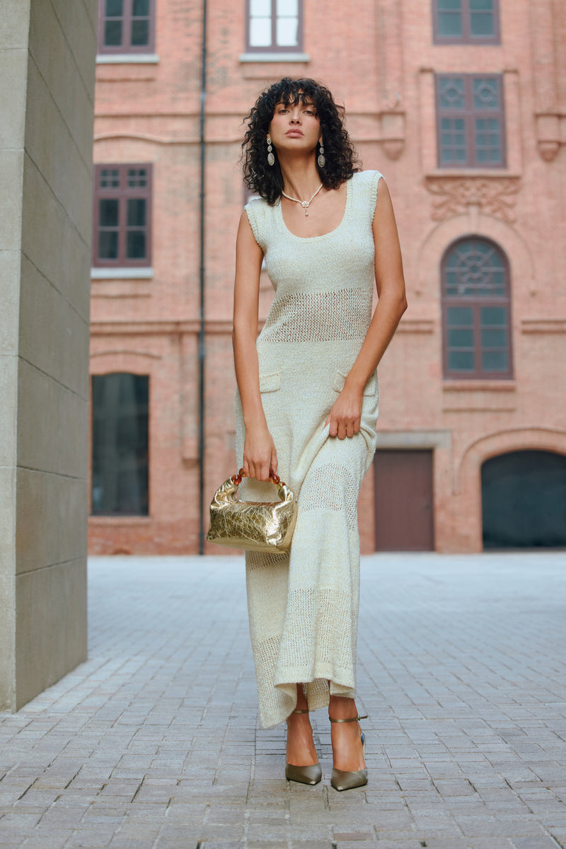 Breeze knit maxi dress