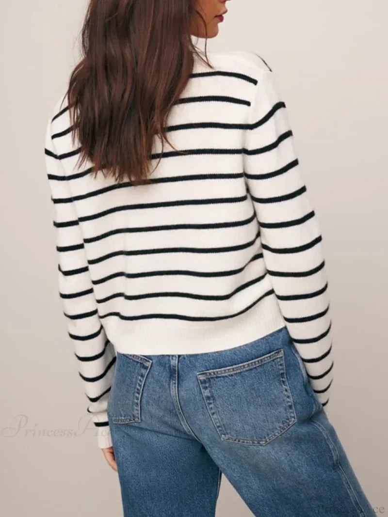 Button-Down Solid Long Sleeve Casual Soft Knit Cardigan cardiagn-250126