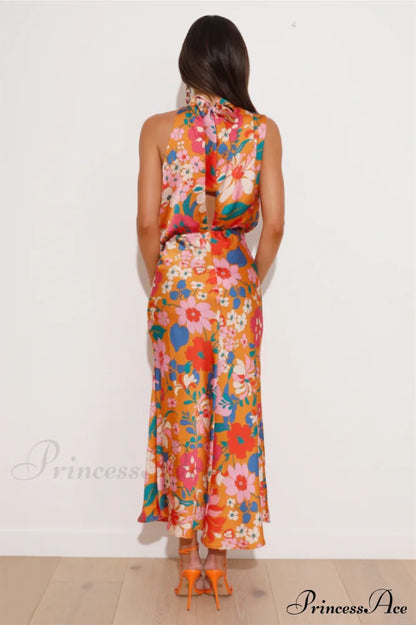 Caamara Elegant Midi Dress