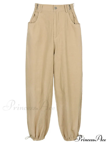 Cargo Camouflage Graceful Patchwork Jeans Pants