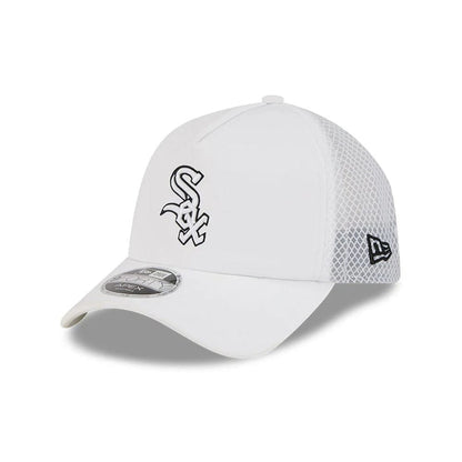 Pictured is this MLB Batting Practice 2026 Chicago White Sox 9FORTY Apex cap in white. 1