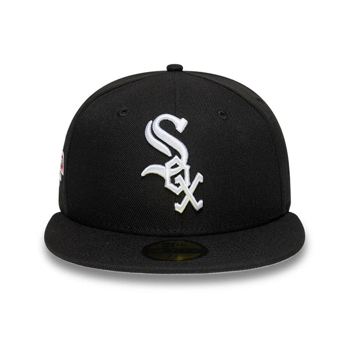 Pictured is this MLB Cooperstown Chicago White Sox 59FIFTY Fitted cap in black. 3
