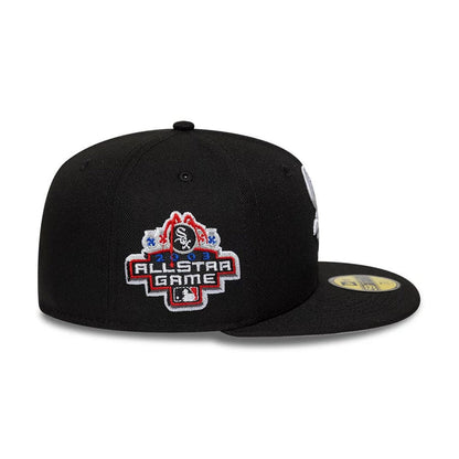 Pictured is this MLB Cooperstown Chicago White Sox 59FIFTY Fitted cap in black. 6