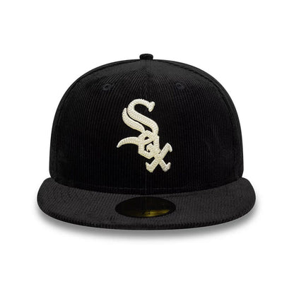 This is a Chicago White Sox MLB Cord Black 59FIFTY Fitted Cap 2