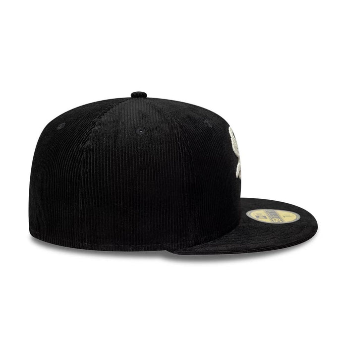 This is a Chicago White Sox MLB Cord Black 59FIFTY Fitted Cap 6