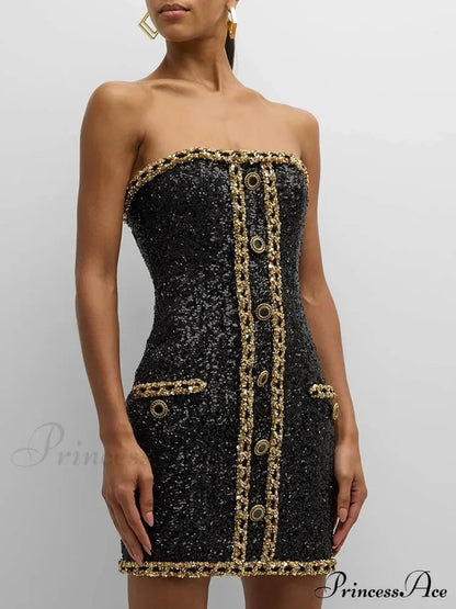 Constantina Elegant Mini Dress