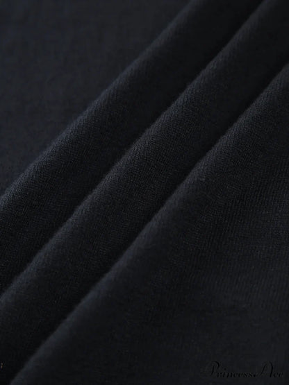 Contrast Trim Collar Trendy V-Neck Knit Sweater Vest Sweaters-L