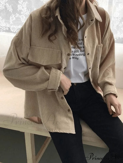 Coral Velvet Graceful Open Front Coat Shirts