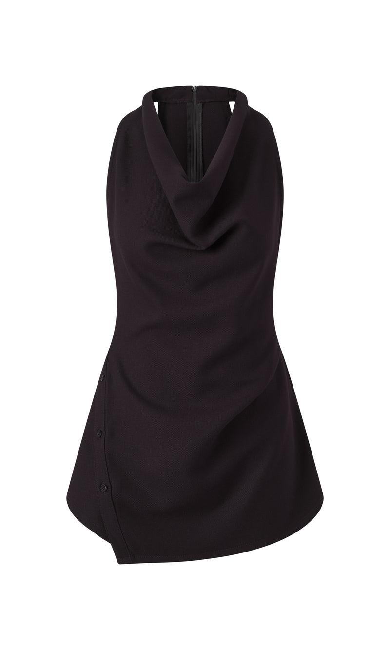 Cowl neck top & maxi skirt