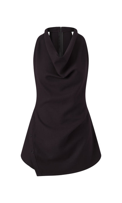 Cowl neck top & maxi skirt