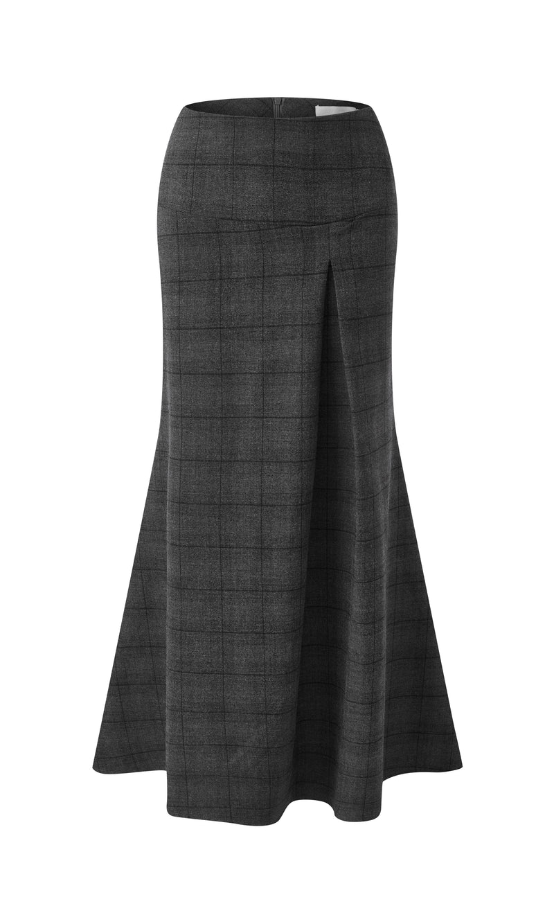 Cowl neck top & maxi skirt