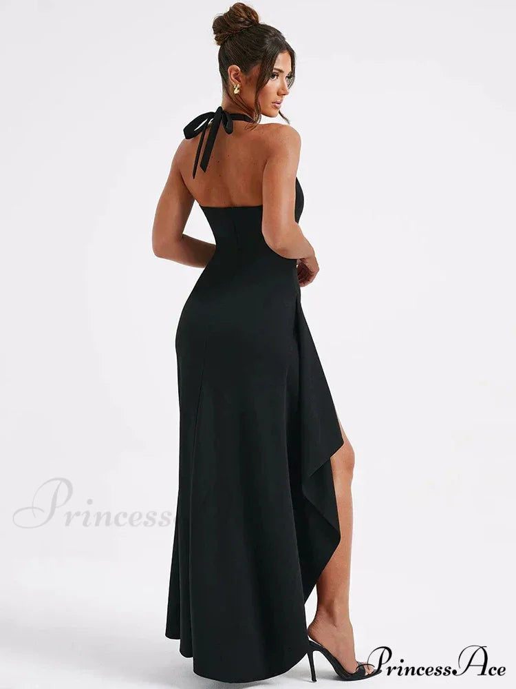 Crew Neck Graceful Vintage Ombre Dress