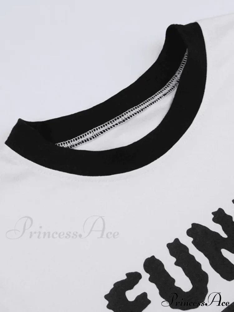 Cropped Patchwork Graceful Pu Crop Top
