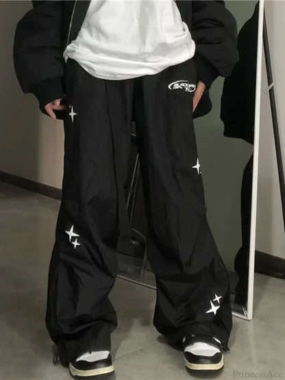 Cyber Y2K Parachute Baggy Pants
