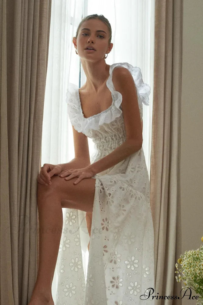 Danielle Eyelet Stylish Maxi Dress