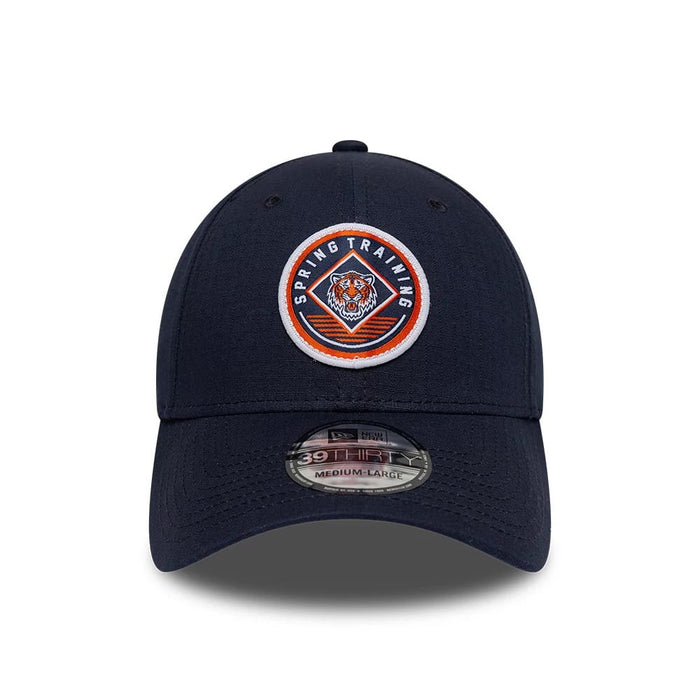 Pictured is this MLB Ripstop Detroit Tigers 39THIRTY Stretch Fit cap in navy. 3
