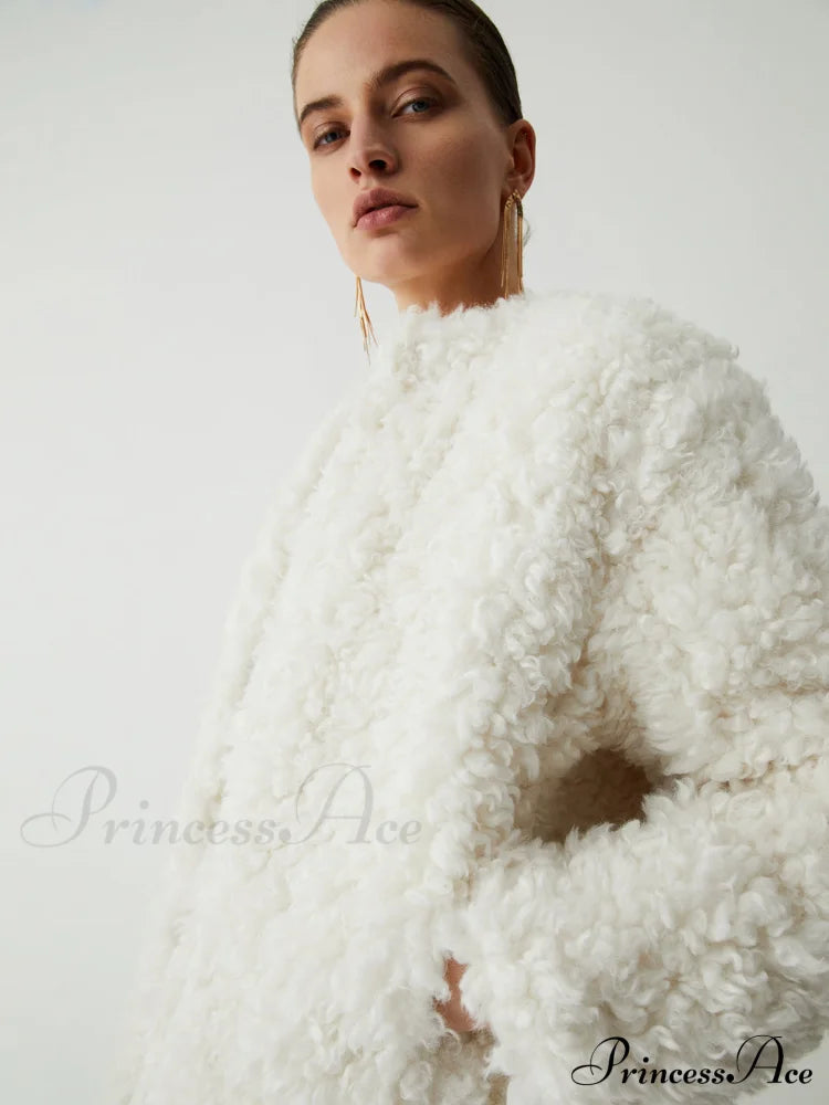 Double Pockets Graceful Fleece Jacket Jackets