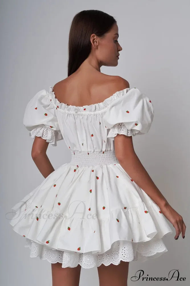 Elara Puff Stylish Sleeve Mini Dress