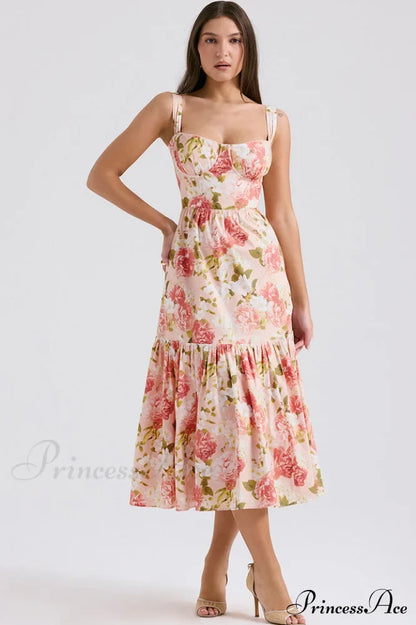 Elia Floral Stylish Midi Sundress