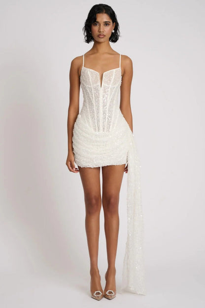 Elvira Dress - White