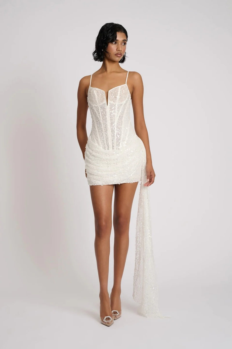Elvira Dress - White