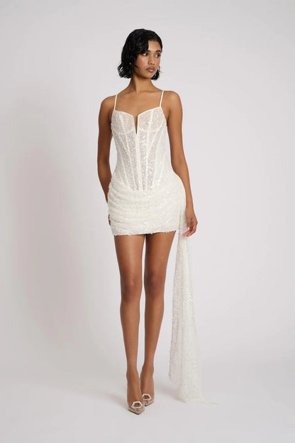 Elvira Dress - White