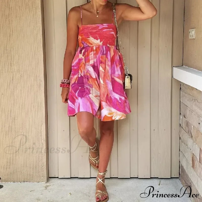Ema Elegant Mini Dress S / Print