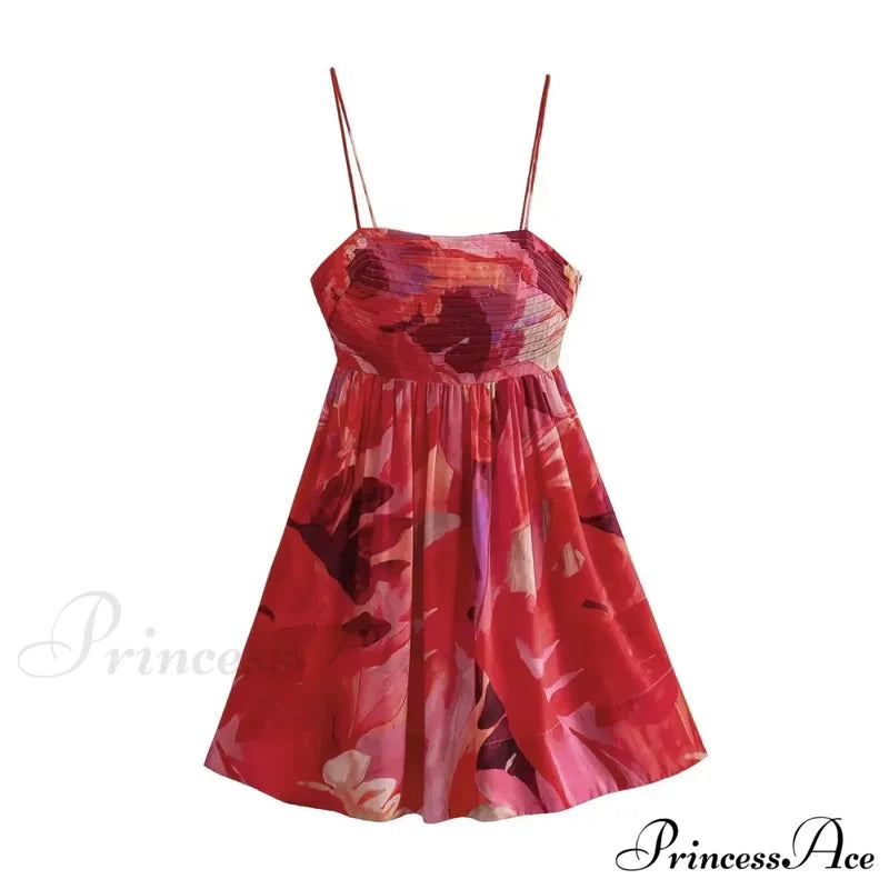 Ema Elegant Mini Dress L / Print