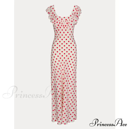 Emmy Elegant Maxi Dress White / S