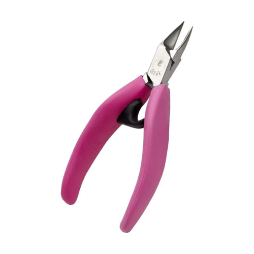 Ergonomic nail pliers - Fushia - Straight cut - Tapered jaws - 13 cm - Stainless steel - Akori - My Podologie
