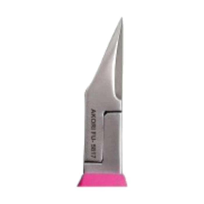 Ergonomic nail pliers - Fushia - Straight cut - Tapered jaws - 13 cm - Stainless steel - Akori - My Podologie