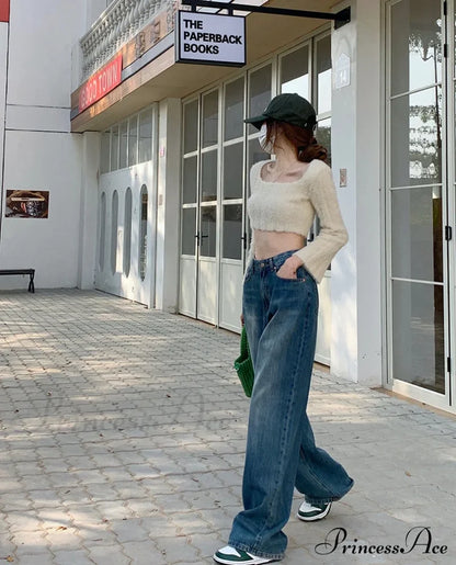 Fabulous Solid Color V Neck Classic Long Sleeve Sweater - Coffee Women Clothing