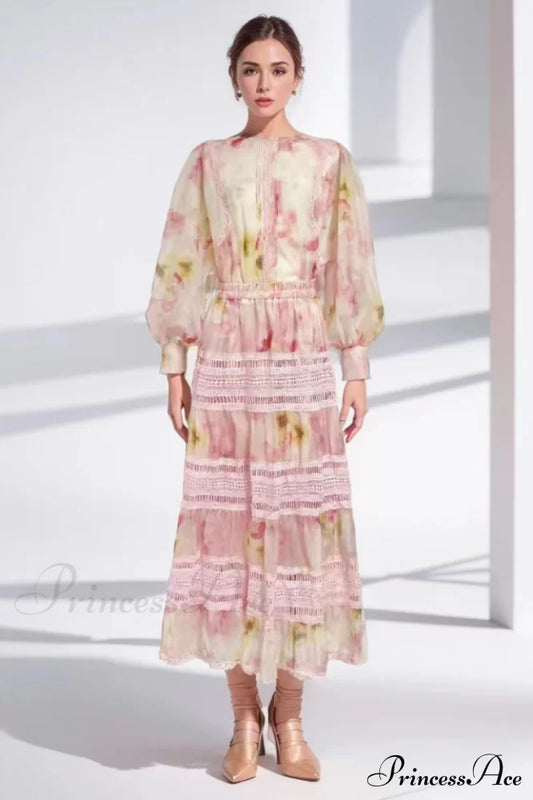 Faye Floral Top Charming + Skirt Set
