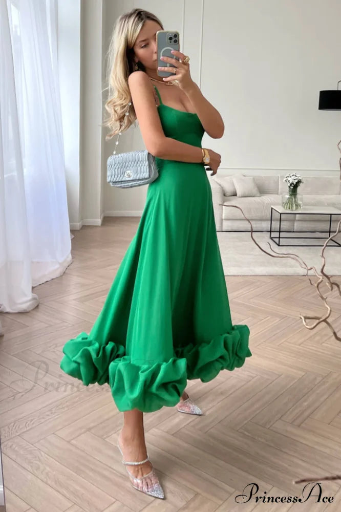 Flounce Bustier Midi Dress | Dress In Beauty