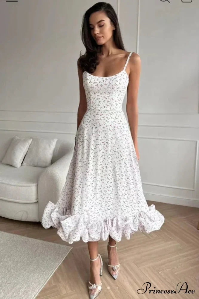 Flounce Bustier Midi Dress | Dress In Beauty