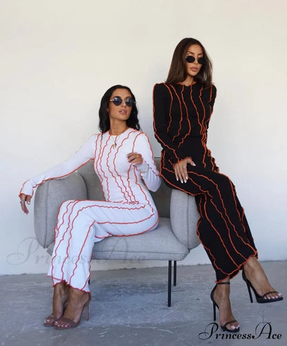 Gigi Elegant Midi Dress Orange / S
