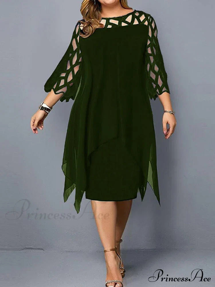 Heart-Shaped Charming Pendant Earrings Green / L Dresses