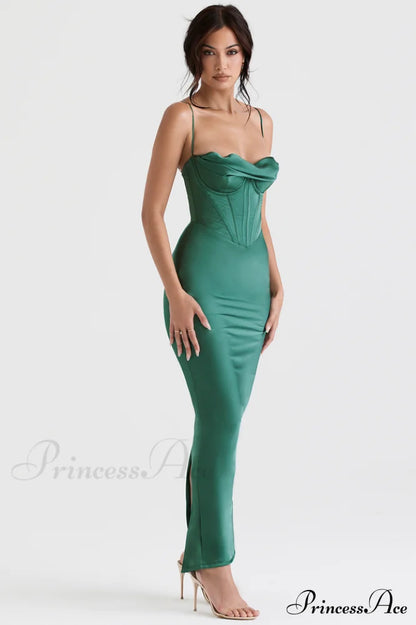 Herringbone Elegant Corset Dress
