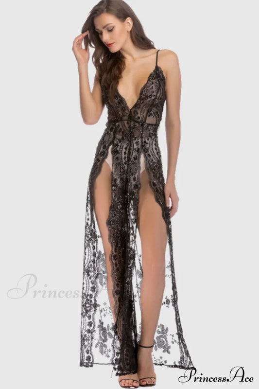 High Slit Backless Boho Cocktail Gown - Dress In Beauty