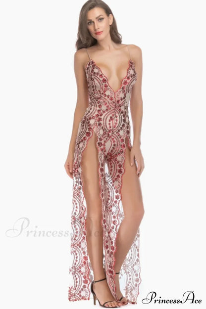 High Slit Backless Boho Cocktail Gown - Dress In Beauty