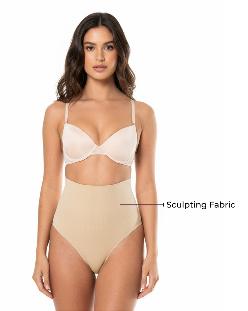 High-Waisted Thong