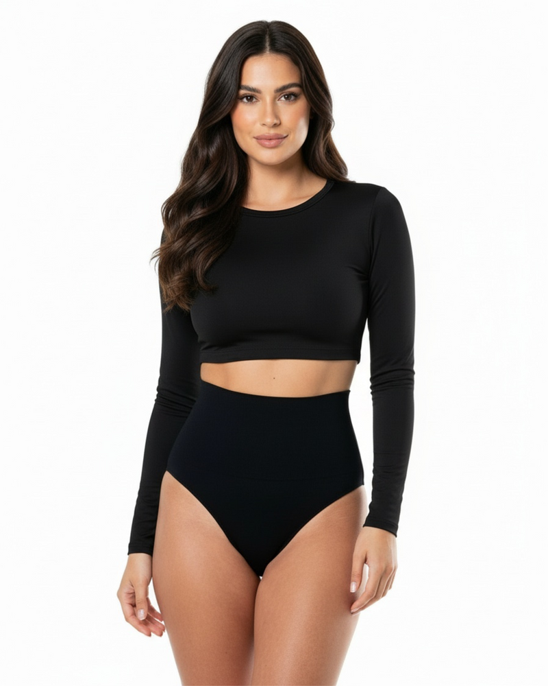 High-Waisted Thong