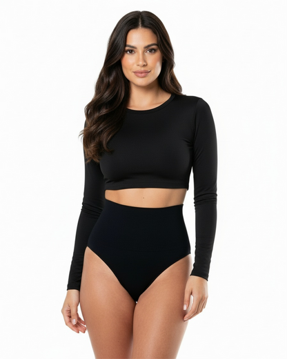 High-Waisted Thong