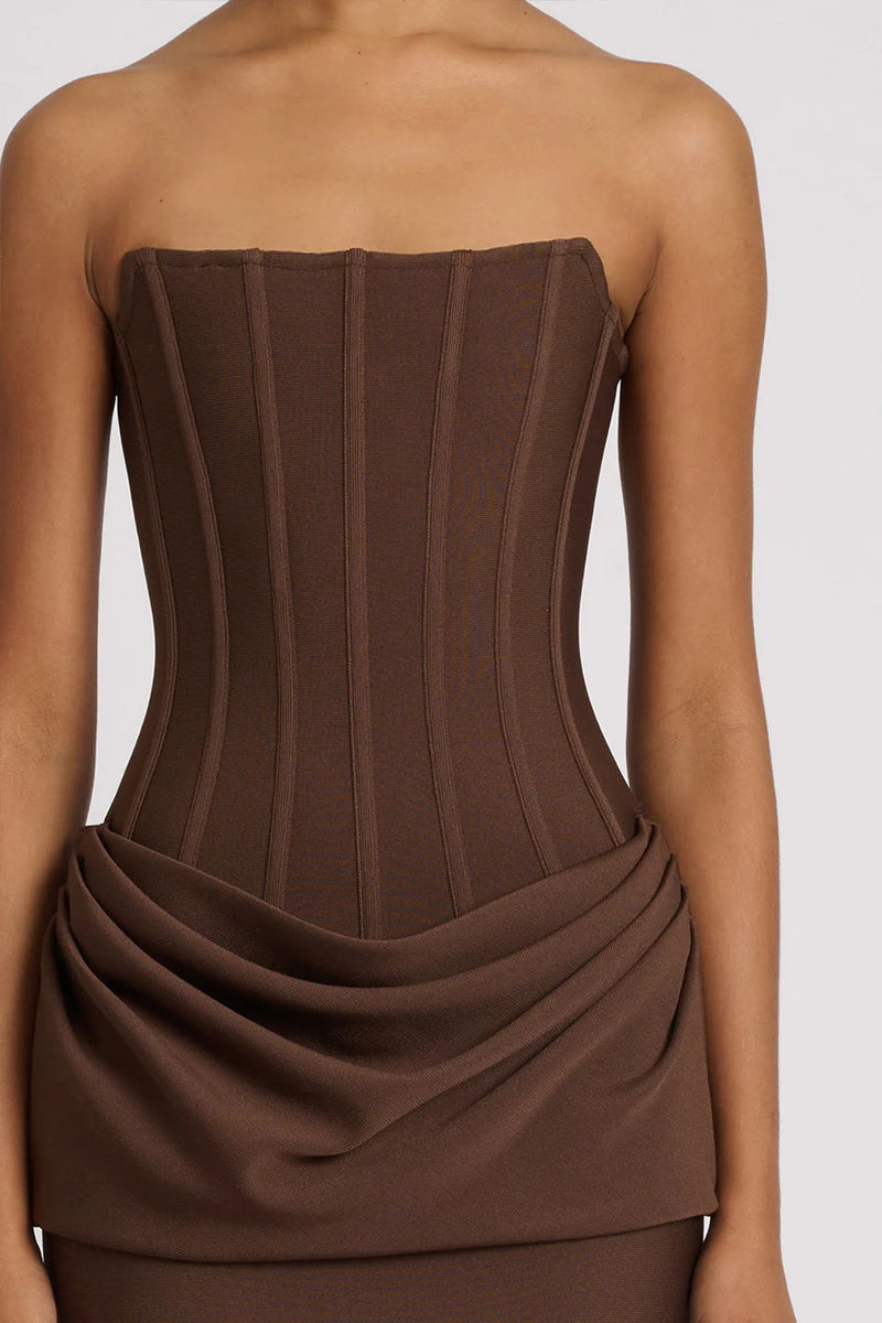 Hilda Gown - Chocolate (PREORDER)